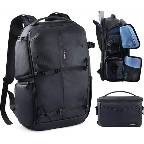  Endurax Camera Backpack Bags for Photographers, Waterproof DSLR Backpack with Laptop Compartment & Tripod Holder