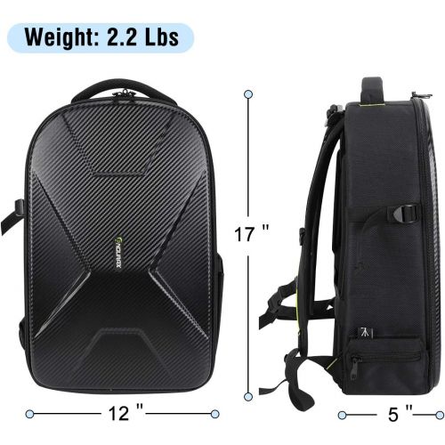  Endurax Camera Backpack Waterproof for DSLR SLR Photographer Camera Bag for Mirrorless Camera with Hardshell Protection Upgrade