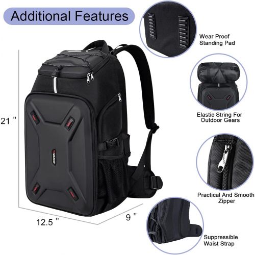  Endurax Extra Large Camera Backpack Waterproof Drone backpacks for Photographers