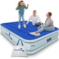 EnerPlex Twin Air Mattress for Camping, Home & Travel - 13 Inch Double Height Inflatable Bed with Built-in Dual Pump - Durable, Adjustable Blow Up Mattress - Easy to Inflate/Quick