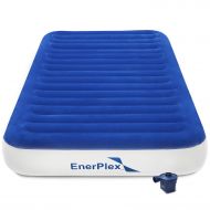 EnerPlex Never Leak Luxury Queen or Twin Size Air Mattress Airbed with Built in Pump or Wireless Pump Raised Double High or Single High Blow Up Bed for Home Camping Travel 2-Year W