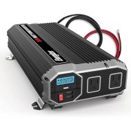 Energizer 2000 Watts Power Inverter Modified Sine Wave Car Inverter, 12v to 110v, Two AC Outlets, Two USB Ports (2.4 Amp), DC to AC Converter, Battery Cables Included - ETL Approved Under UL STD 458