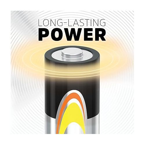  Energizer AA Batteries, Alkaline Power Double A Battery Alkaline, 32 Count