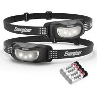 Energizer LED Headlamp (2-Pack) Universal+, IPX4 Water Resistant Headlamps, High-Performance Head Light for Outdoors, Camping, Running, Storm, Survival, (Batteries Included)