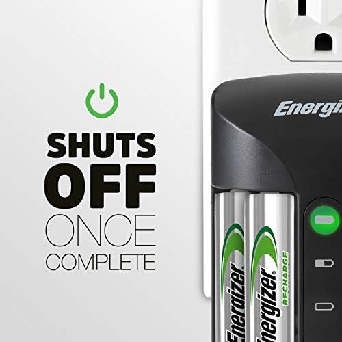  [아마존베스트]Energizer Rechargeable AA and AAA Battery Charger (Recharge Pro) with 4 AA NiMH Rechargeable...