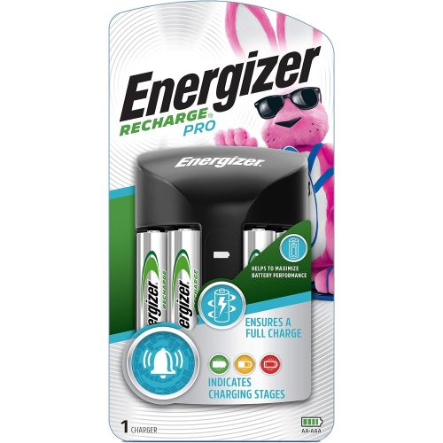  [아마존베스트]Energizer Rechargeable AA and AAA Battery Charger (Recharge Pro) with 4 AA NiMH Rechargeable...