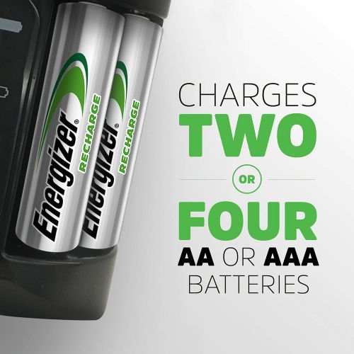  [아마존베스트]Energizer Rechargeable AA and AAA Battery Charger (Recharge Pro) with 4 AA NiMH Rechargeable...