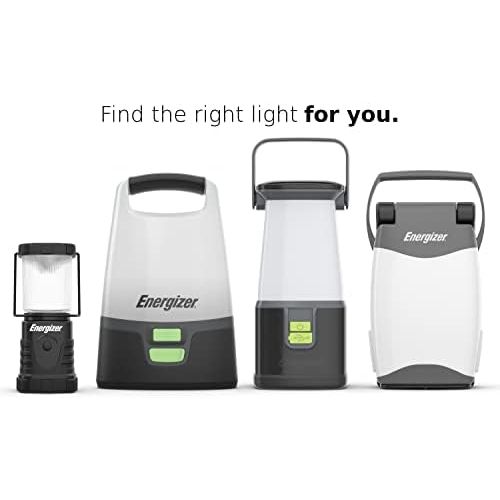  Energizer LED Camping Lantern PRO Vision, Ultra Bright 1000+ Lumens, Rugged IPX4 Water Resistant Tent Lights, Portable Lanterns for Camping, Power Outage, Hiking, Emergency