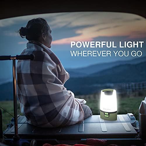  Rechargeable LED Camping Lantern by Energizer, 1000+ Lumens, IPX4 Water Resistant, Super Bright Tent Light, Rugged Lanterns for Hurricane, Emergency, Survival Kits, Hiking, (USB Ca