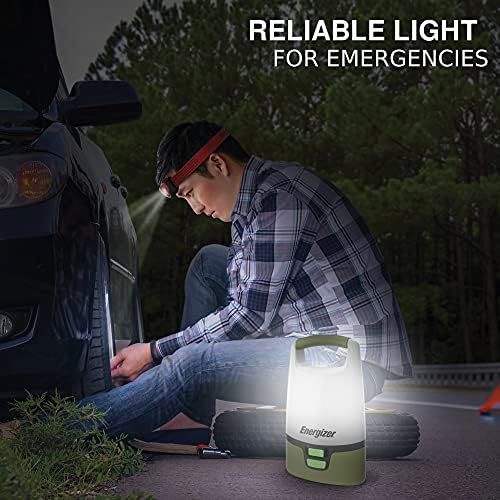  Rechargeable LED Camping Lantern by Energizer, 1000+ Lumens, IPX4 Water Resistant, Super Bright Tent Light, Rugged Lanterns for Hurricane, Emergency, Survival Kits, Hiking, (USB Ca