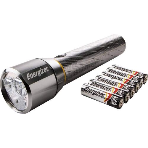  Energizer - Full LED Torch/Flashlight Range - For Emergency, Camping & Hiking (Compact, Headlight, Duo, Metal & Lantern Torches) (Vision HD Torch +6AA Batts)