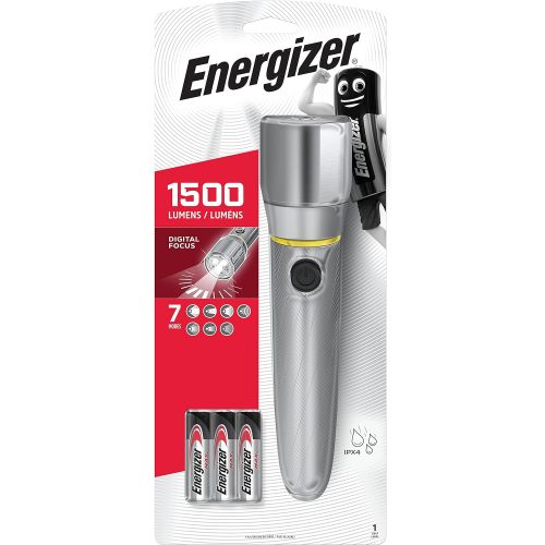  Energizer - Full LED Torch/Flashlight Range - For Emergency, Camping & Hiking (Compact, Headlight, Duo, Metal & Lantern Torches) (Vision HD Torch +6AA Batts)