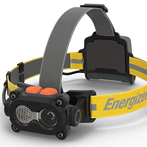  Energizer HARD CASE LED Headlamp Flashlight, High Lumens, IPX4 Water Resistant, Impact Resistant, For Camping, Hiking, Construction, Emergency Light, Batteries Included