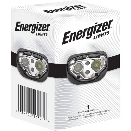  Energizer LED Rechargeable Headlamp S400, Ultra Bright Head Lamp, Durable IPX4 Water Resistant, Adjustable and Comfortable Headlamp Flashlights for Adults (USB Cable Included)