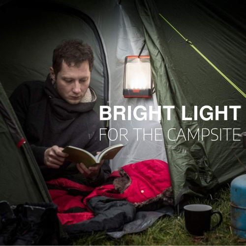  Energizer LED Lantern, IPX4 Water Resistant, 100-Hour Runtime - Compact and Durable Camping Lantern, 4 AA Batteries Included
