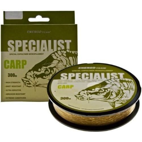  [아마존베스트]Energo Team Specialist Carp 300M 0.35mm 14,72kg Carp Line Fishing Line Spool Monofilament Line