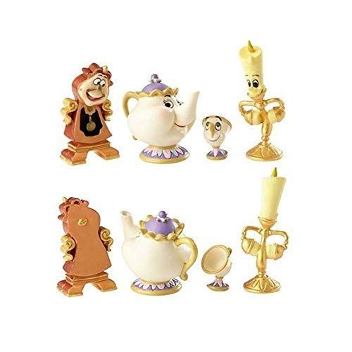  Enesco Disney Showcase Beauty and The Beast Figurine Set, Multicolor