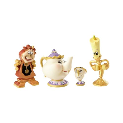  Enesco Disney Showcase Beauty and The Beast Figurine Set, Multicolor