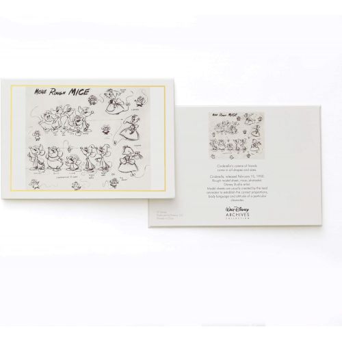  Enesco Walt Disney Archives Collection Cinderella Notecard Set