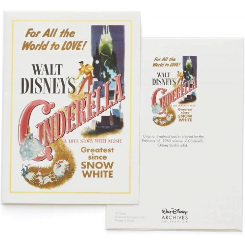  Enesco Walt Disney Archives Collection Cinderella Notecard Set