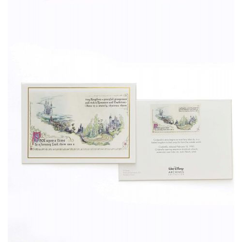  Enesco Walt Disney Archives Collection Cinderella Notecard Set