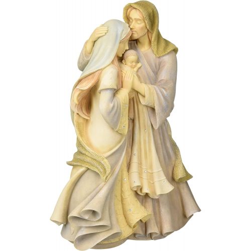  Enesco Foundations Holy Family Masterpiece Stone Resin Figurine, 12”