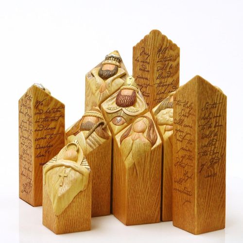  Enesco Pillars of Heaven Nativity Set