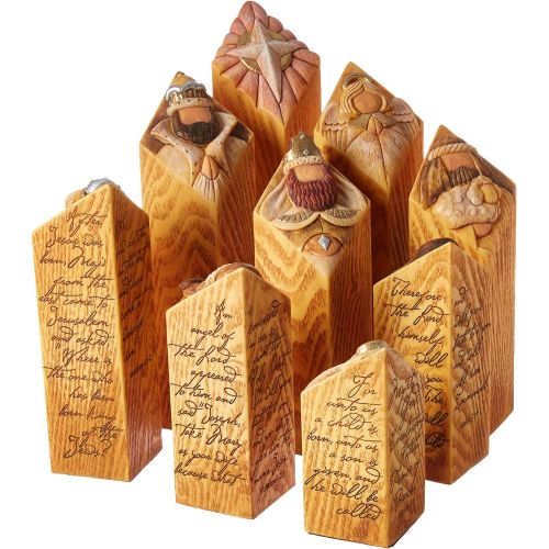  Enesco Pillars of Heaven Nativity Set