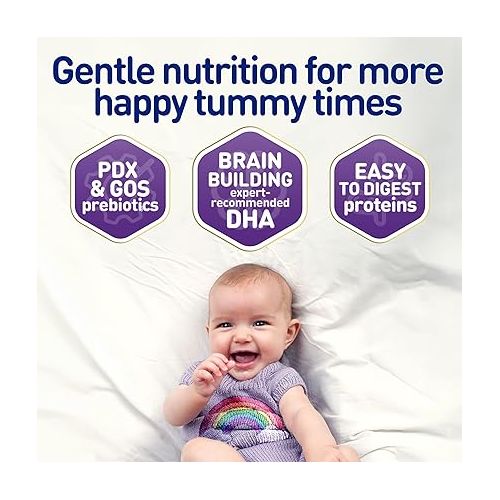  Enfamil NeuroPro Gentlease Baby Formula, Brain Building DHA, HuMO6 Immune Blend, Designed to Reduce Fussiness, Crying, Gas & Spit-up in 24 Hrs, Infant Formula Powder, Baby Milk, 35.2 Oz