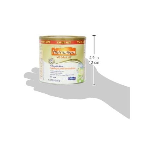  [아마존베스트]Enfamil Nutramigen Hypoallergenic Colic Baby Formula Lactose Free Milk Powder, 19.8 ounce - Omega...