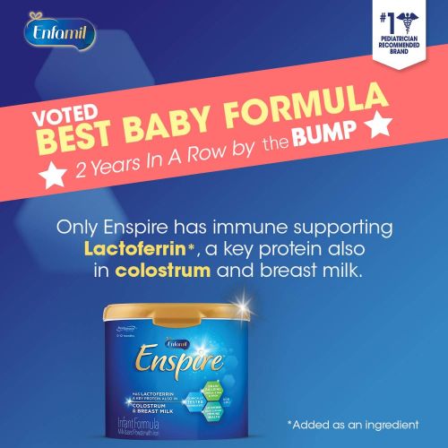  [아마존베스트]Enfamil Enspire Baby Formula Milk Powder, 20.5 Ounce, Omega 3 DHA, Probiotics, Immune & Brain Support