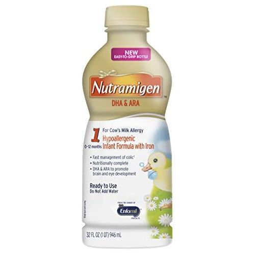  [아마존베스트]Enfamil Nutramigen Ready to Use 32 Fl Oz Bottle, 6 Count