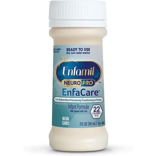  [아마존베스트]Enfamil NeuroPro EnfaCare Ready to Feed Premature Baby Formula Milk Nursette, 2 fl. oz. Bottles (48 Bottles) Iron, MFGM, Omega 3 DHA, Probiotics, Immune Support & Brain Development