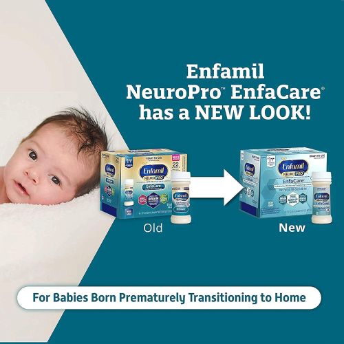  [아마존베스트]Enfamil NeuroPro EnfaCare Ready to Feed Premature Baby Formula Milk Nursette, 2 fl. oz. Bottles (48 Bottles) Iron, MFGM, Omega 3 DHA, Probiotics, Immune Support & Brain Development