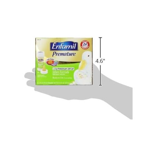  [아마존베스트]Enfamil Ready to Feed Premature Baby Formula Milk, 2 Fluid Ounce (48 count), High Protein 24 Calorie