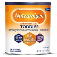 Enfamil Nutramigen Hypoallergenic Colic Toddler Formula Lactose free milk Powder, 12.6 Oz - Omega 3 Dha, Lgg Probiotics, Iron, Immune Support