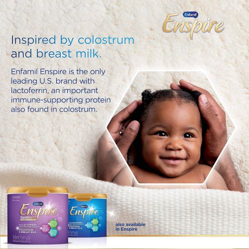  Enfamil Enspire Gentlease Baby Formula Milk Powder, 20 ounce (Pack of 4) - MFGM, Lactoferrin (found in Colostrum), Omega 3 DHA, Iron, Probiotics, & Immune Support