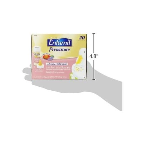  Enfamil Ready to Feed Premature Newborn Baby Formula Milk, 2 Fluid Ounce (6 count), Low Iron 20 Calorie