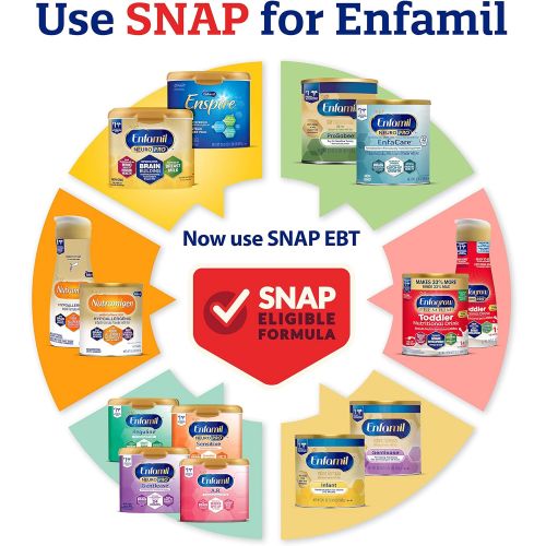  Enfamil A.R. Infant Formula - Clinically Proven to Reduce Spit-Up in 1 week - Reusable Powder Tub, 19.5 oz Omega 3 DHA & Iron, Thickened with Rice Starch(Package May Vary)