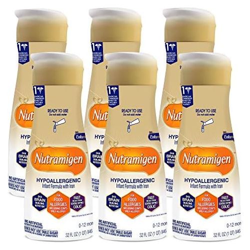  Enfamil Nutramigen Ready to Use 32 Fl Oz Bottle, 6 Count