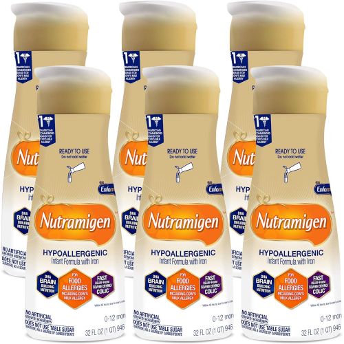  Enfamil Nutramigen Ready to Use 32 Fl Oz Bottle, 6 Count