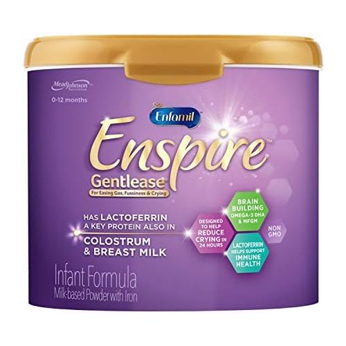  Enfamil Enspire Gentlease Baby Formula Milk Powder, 20 Ounce (Pack of 1)- MFGM, Lactoferrin (Found in Colostrum), Omega 3 DHA, Iron, Probiotics, Immune Support