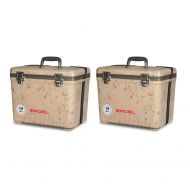 Engel Coolers 19 Quart 32 Can Lightweight Insulated Ice Cooler Drybox (2 Pack)