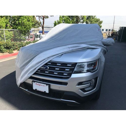  Engine CarsCover Custom Fit 2011-2019 Ford Explorer SUV Car Cover Heavy Duty All Weatherproof Ultrashield Covers