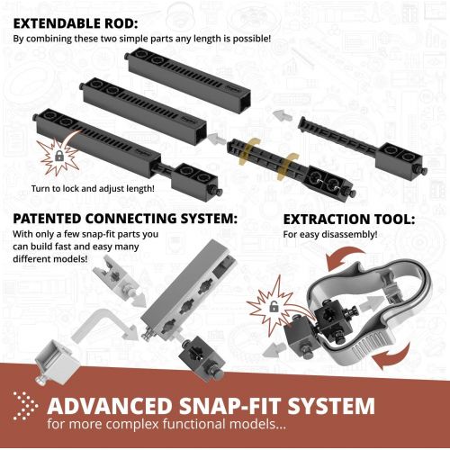  [아마존베스트]Engino Discovering STEM Mechanics Pulley Drives | 8 Working Models | Illustrated Instruction Manual | Theory & Facts | Experimental Activities | STEM Construction Kit