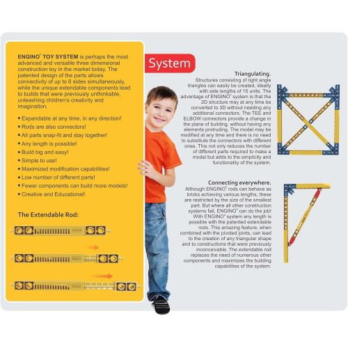  [아마존베스트]Engino Discovering STEM Mechanics Gears & Worm Drives | 12 Working Models | Illustrated Instruction Manual | Theory & Facts | Experimental Activities | STEM Construction Kit