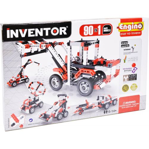  [아마존베스트]Engino - Inventor Build 90 Motorized Multi-Models Construction System