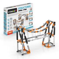 Engino Discovering STEM Structures Constructions & Bridges | 9 Working Models | Illustrated Instruction Manual | Theory & Facts | Experimental Activities | STEM Construction Kit