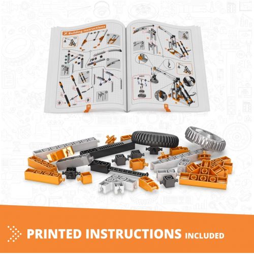  Engino Discovering STEM Mechanics Cams & Cranks | 8 Working Models | Illustrated Instruction Manual | Theory & Facts | Experimental Activities | STEM Construction Kit