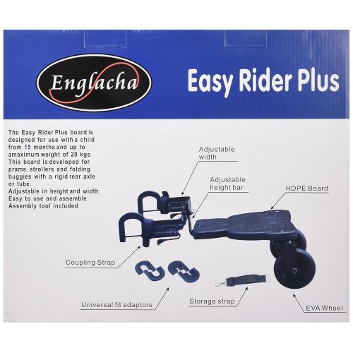  Englacha USA Englacha Easy Rider Trailer - Standing Platform - Quick and Easy to Use - Designed for Safety, Blue